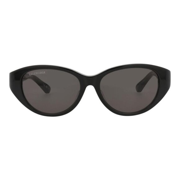 Balenciaga Womens Round/Oval Black Black Grey Fashion Designer Eyewear - Picture 1 of 4